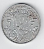 Moneda 5 francs 1970 - Reunion, cotatii bune!