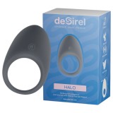 Inel cu vibratii smart pentru penis Desirel Vib Crafter negru