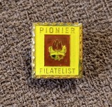 Insigna - PIONIER FILATELIST