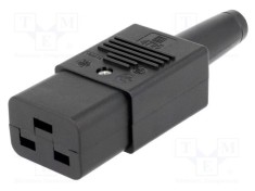 Conector alimentare AC mamă 16A 250VAC IEC 60320 SCHURTER