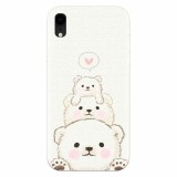 Husa silicon pentru Apple Iphone XR, Bear Family