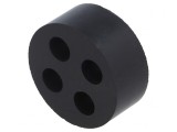 Insert Presetupă 8mm M40 IP54 Cauciuc NBR 4 Orificii