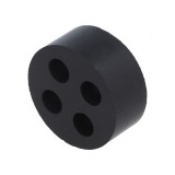 Insert Presetupă 8mm M40 IP54 Cauciuc NBR 4 Orificii