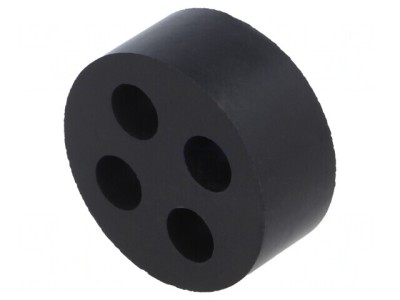 Insert Presetupă 8mm M40 IP54 Cauciuc NBR 4 Orificii foto