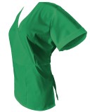Halat Medical Pe Stil, Verde Conex cu Elastan, Model Marinela - 3XL