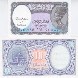 Bancnota Egipt 5 si 10 Piastri (2002-06) - P190/191 UNC ( set x2 - vezi desccriere )