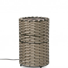 Fantana decorativa cu LED Sachiko, Bizzotto, 26.5x41 cm, metal, maro