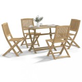vidaXL Set mobilier de grădină, 5 piese, lemn masiv de acacia 3295007