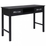 vidaXL Masă consolă, negru, 110 x 45 x 76 cm, lemn