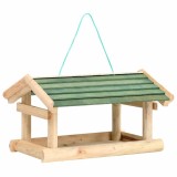Cumpara ieftin Hranitor de pasari, 35x29,5x21 cm, lemn masiv