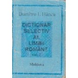 Dictionar selectiv al limbii romane, Volumul al II-lea