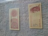 Vand lot 2 bancnote straine, stare foarte buna !!