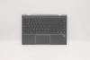 Carcasa superioara cu tastatura palmrest Laptop, Lenvo, Yoga 720-12IKB Type 81B5, 5CB0Q12259, 8S1102-02767, iluminata, Iron Grey, layout US, Lenovo