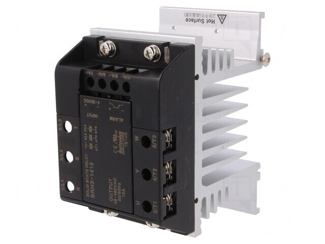 Releu semiconductor 15A 3-fazat 48-480VAC 130mm