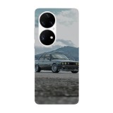 Husa compatibila cu Huawei Nova Y70 model BMW E30 , Silicon, TPU, Viceversa, Transparent, Carcasa