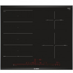 Plita vitroceramica cu inductie PXE675DC1E, control DirectSelect Premium, 4 zone de gatit, negru