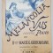 MELANCOLIA , VALS PENTRU PIANO de MARIE G. GIURCANEANU , COPERTA LITOGRAFIATA , PARTITURA , SFARSIT DE SEC. XIX