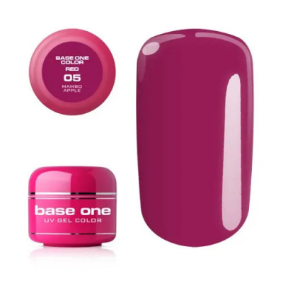 Gel Silcare Base One Color RED - Mambo Apple 05, 5g foto