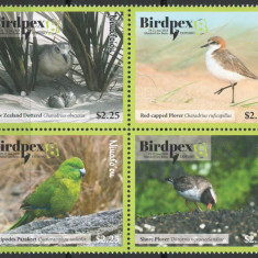 Niuafo ou Island 2018 Mi 668/71 bloc MNH - Birdpex 8, Mondorf-les-Bains: pasari