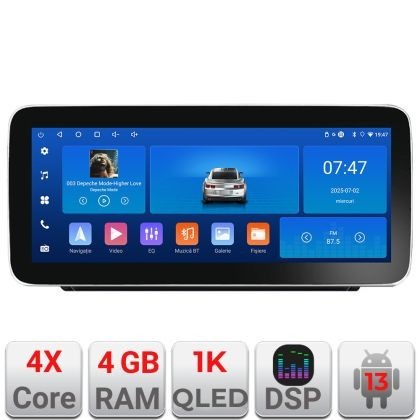 Navigatie Peugeot 2008 2020- Edotec 4+64 12.3 inch Incell 1K android Wifi 5Ghz gps internet Kit-209-2020 CarStore Technology
