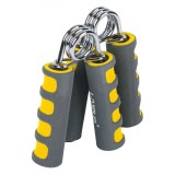 Set 2 Flexoare pentru antebrat cu manere din spuma, gri cu galben