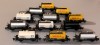 12 VAGONASE VAGOANE CISTERNA PT TRENULET ELECTRIC SCARA TT - 12 MM, TT - 1:120, Tillig