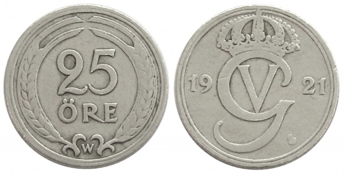 fl02 SUEDIA 25 ORE 1921 FRUMOASA VF