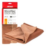 Cumpara ieftin Laveta din microfibra 2 in 1 pentru curatarea interiorului masinii si a ecranelor tactile ale sistemelor de navigatie si afisaje, 30x30 cm
