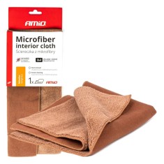 Laveta din microfibra 2 in 1 pentru curatarea interiorului masinii si a ecranelor tactile ale sistemelor de navigatie si afisaje, 30x30 cm