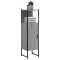 Gossi dulap de baie, gri sonoma, 33x33x120,5 cm, lemn prelucrat