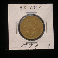 M1 C10 - Moneda foarte veche 66 - Romania - 50 lei 1991