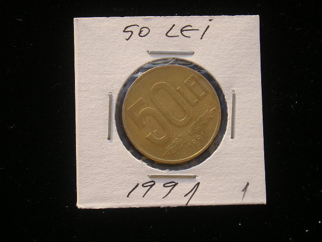 M1 C10 - Moneda foarte veche 66 - Romania - 50 lei 1991