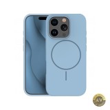 Husa MagSafe pentru Apple iPhone 14 Pro OEM Silicone Thin Bleu