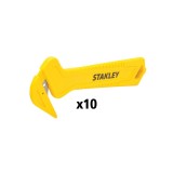 Stanley STHT10355-1, set 10 bucati cutter pentru carton, lama carlig