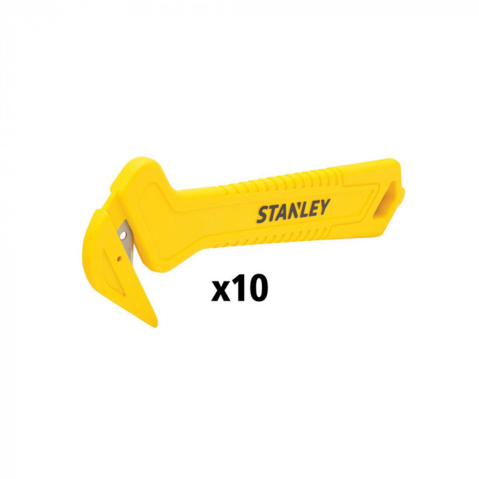 Stanley STHT10355-1, set 10 bucati cutter pentru carton, lama carlig