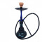 Narghilea Turcesc din sticla, Profesionala, 58 cm, negru cu albastru, 2.6 kg