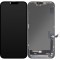 Display cu Touchscreen JK pentru Apple iPhone 14 Plus, cu Rama, Versiune LCD In-Cell, Negru