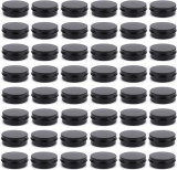 Aineam 48 Pack 2 oz Balm rotund de buze Tin Cans - Aluminiu Cosmetic Sample Conț
