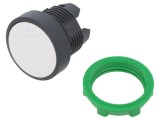 Comutator apăsare albă 22mm, IP66
