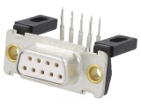 Conector D-Sub 25-Pin Soclu Mamă PCB Drept THT cu Șuruburi