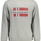 Napapijri Bluza BILO C barbati, cu imprimeu, Regular fit, Gri, 2XL
