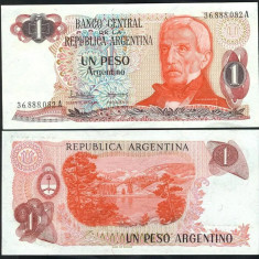 !!! ARGENTINA - 1 PESO ARGENTINO (1983 - 1984) - P 311 a 1 - UNC