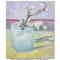 Creanga de migdal inflorita in pahar, pictat manual 60x50cm ulei pe panza, reproducere Vincent van Gogh