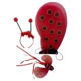 Aripi buburuza cu bagheta si coronita