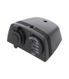 Voltmetru si soclu bricheta auto x1 7-33VDC neagra SCI
