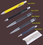 Set 5 rezerve pix - D1 Refills for Construction Ballpoint PIP20, PIP24, PIP22, PES40 and PEN66 - Blue | Troika