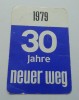 C9 4 - 1979 - Calendar de buzunar - reclama Neuer Weg