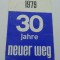 C9 4 - 1979 - Calendar de buzunar - reclama Neuer Weg