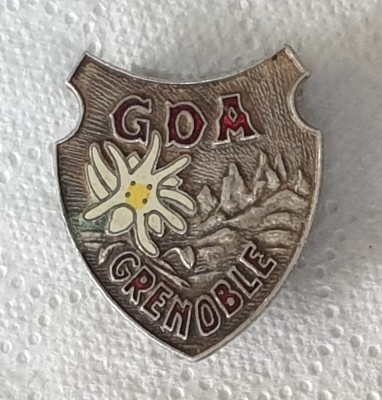 Insigna FLOARE DE COLŢ - Alpinism - Turism - Drumeţie - SUPERBĂ foto