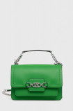 MICHAEL Michael Kors poseta de piele culoarea verde